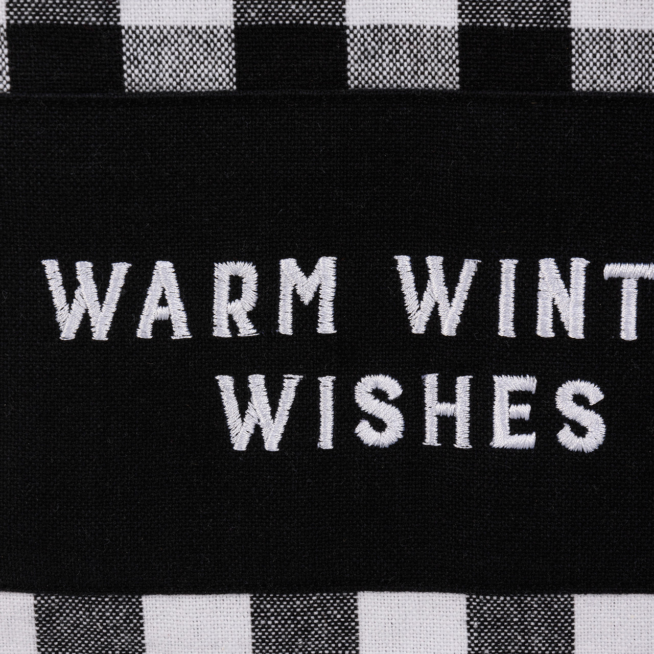 Kitchen Towels And Dish Towels, Winter Black And White Checkered