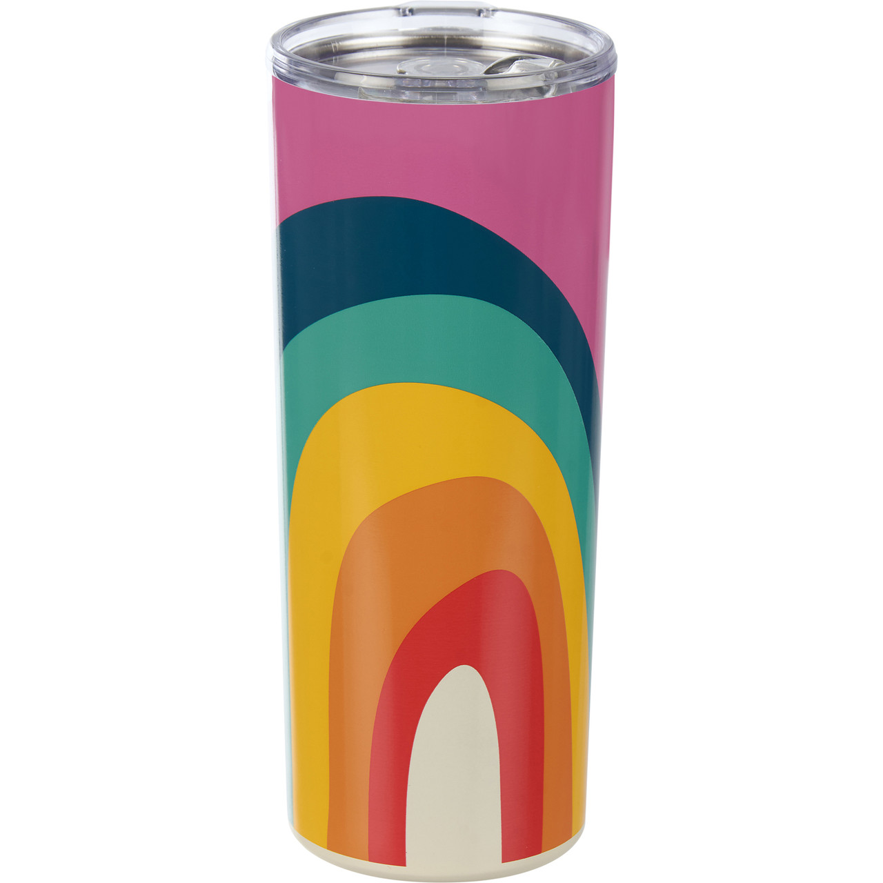Stainless Steel Coffee Tumbler Thermos - Rainbow Pride Design 20 Oz from  Primitives by Kathy - Cherryland Sales