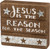 Star Themed Jesus is the Reason For The Season Decorative Wooden Box Sign from Primitives by Kathy