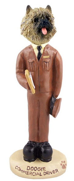 Red Cairn Terrier Commercial Driver Doogie Collectible Dog Figurine