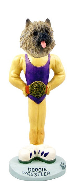 Red Cairn Terrier Wrestler Doogie Collectible Dog Figurine