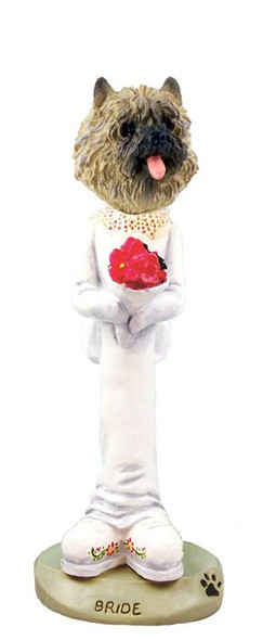 Red Cairn Terrier Bride Doogie Collectible Dog Figurine