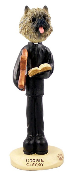 Red Cairn Terrier Clergy Doogie Collectible Dog Figurine