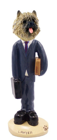 Red Cairn Terrier Lawyer Doogie Collectible Dog Figurine