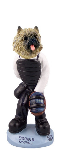 Red Cairn Terrier Umpire Doogie Collectible Dog Figurine