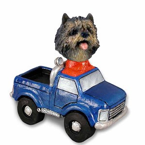 Brindle Cairn Terrier Pickup Doogie Collectible Dog Figurine