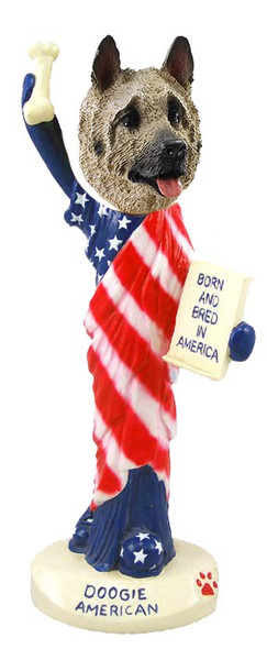 Fawn Akita American Doogie Collectible Dog Figurine