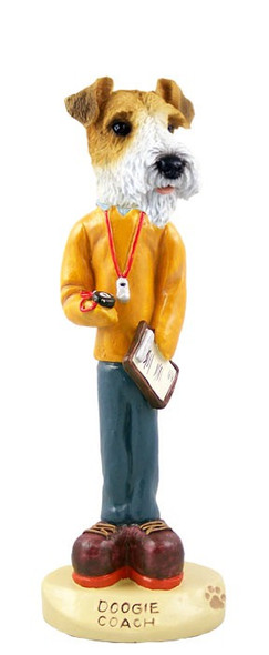 Red Wire Fox Terrier Coach Doogie Collectible Dog Figurine