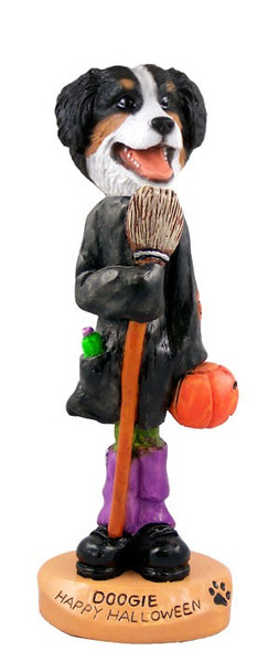 Bernese Mountain Dog Happy Halloween Doogie Collectible Dog Figurine