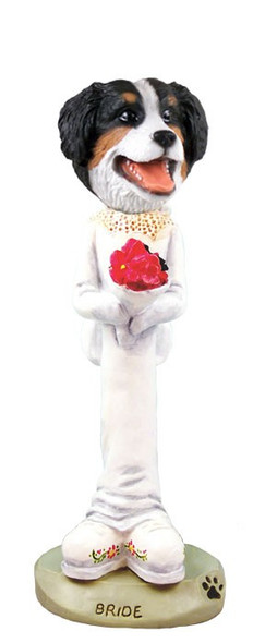 Bernese Mountain Dog Bride Doogie Collectible Dog Figurine