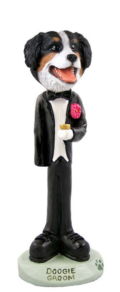 Bernese Mountain Dog Groom Doogie Collectible Dog Figurine