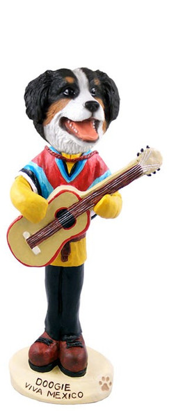 Bernese Mountain Dog Viva Mexico Doogie Collectible Dog Figurine