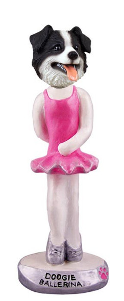 Border Collie Ballerina Doogie Collectible Dog Figurine