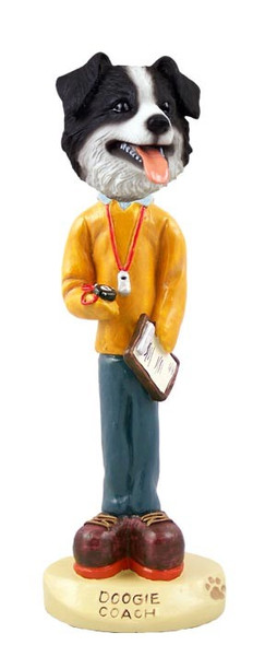 Border Collie Coach Doogie Collectible Dog Figurine