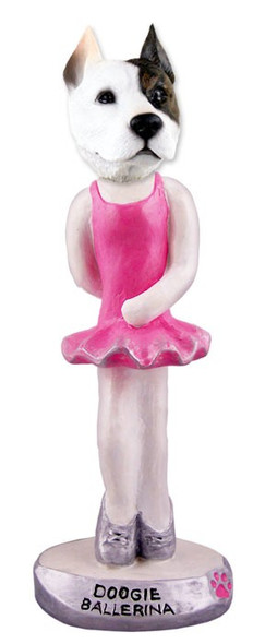 Pit Bull Terrier Ballerina Doogie Collectible Dog Figurine