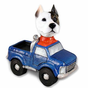 Pit Bull Terrier Pickup Doogie Collectible Dog Figurine