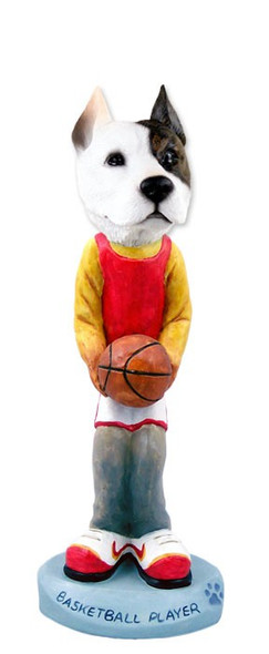 Pit Bull Terrier Basketball Doogie Collectible Dog Figurine