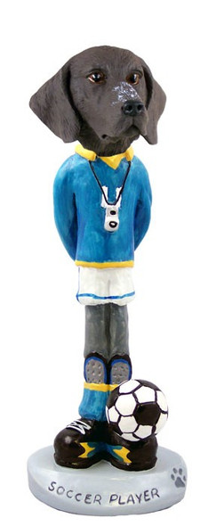 German Shorthaired Pointer Soccer Doogie Collectible Dog Figurine