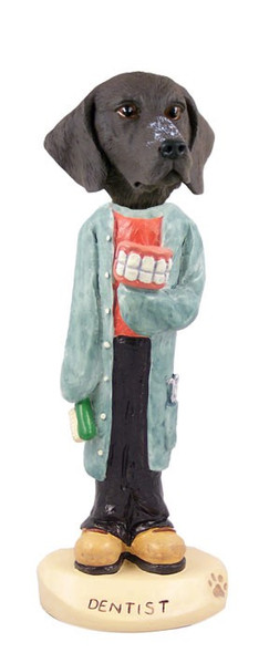German Shorthaired Pointer Dentist Doogie Collectible Dog Figurine