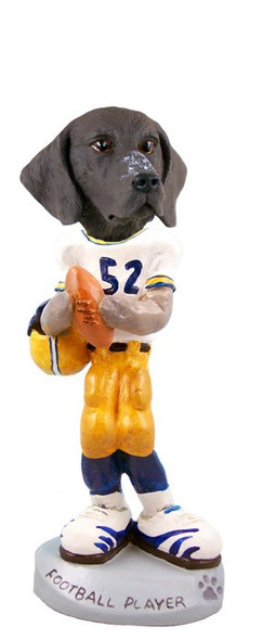 German Shorthaired Pointer Football Player Doogie Collectible Dog Figurine