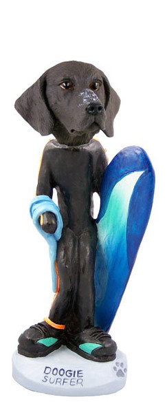 German Shorthaired Pointer Surfer Doogie Collectible Dog Figurine