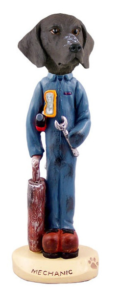 Mechanic German Shorthaired Pointer Shorhaired Doogie Collectible Dog Figurine