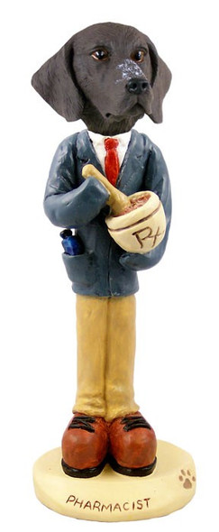 German Shorthaired Pointer Pharmacist Doogie Collectible Dog Figurine