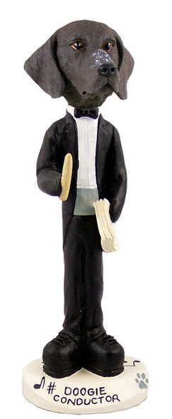 German Shorthaired Pointer Conductor Doogie Collectible Dog Figurine