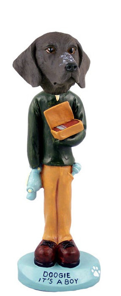 German Shorthaired Pointer It's a Boy Doogie Collectible Dog Figurine