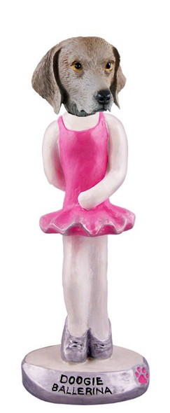 Weimaraner Ballerina Doogie Collectible Dog Figurine