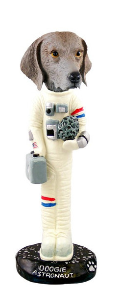 Weimaraner Astronaut Doogie Collectible Dog Figurine
