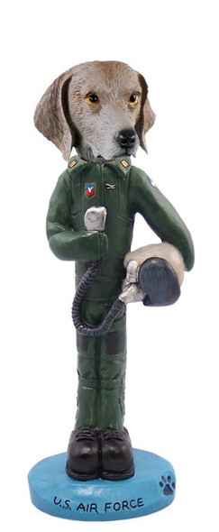 Weimaraner U S Air Force Doogie Collectible Dog Figurine