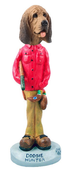 Bloodhound Hunter Doogie Collectible Dog Figurine