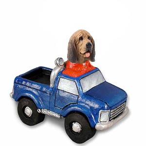 Bloodhound Pickup Doogie Collectible Dog Figurine