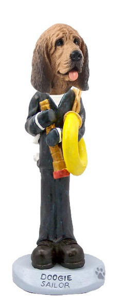 Bloodhound Sailor Doogie Collectible Dog Figurine