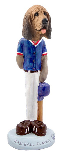 Bloodhound Baseball Doogie Collectible Dog Figurine