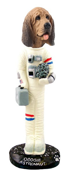 Bloodhound Astronaut Doogie Collectible Dog Figurine
