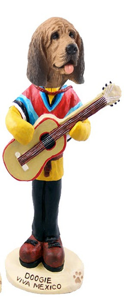 Bloodhound Viva Mexico Doogie Collectible Dog Figurine