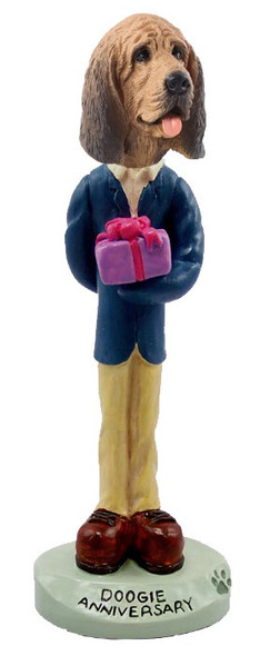 Bloodhound Anniversary Doogie Collectible Dog Figurine