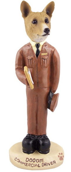 Basenji Commercial Driver Doogie Collectible Dog Figurine