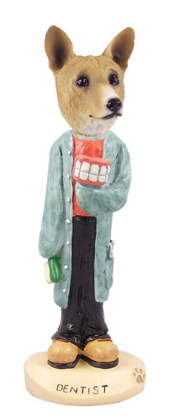 Basenji Dentist Doogie Collectible Dog Figurine