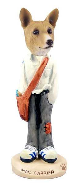 Basenji Mail Carrier Doogie Collectible Dog Figurine