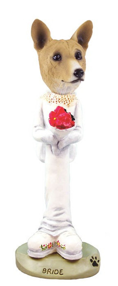 Basenji Bride Doogie Collectible Dog Figurine