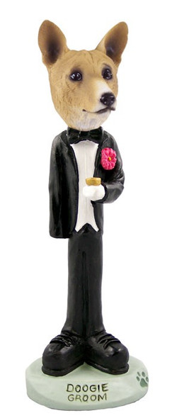 Basenji Groom Doogie Collectible Dog Figurine