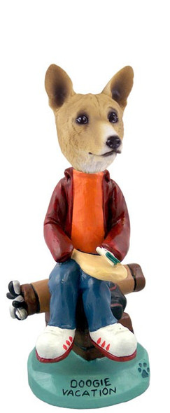 Basenji Vacation Doogie Collectible Dog Figurine