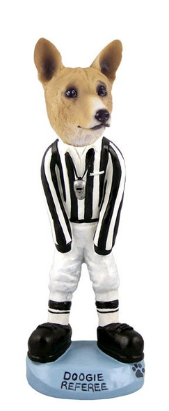 Basenji Referee Doogie Collectible Dog Figurine