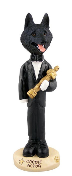Schipperke Actor Doogie Collectible Dog Figurine