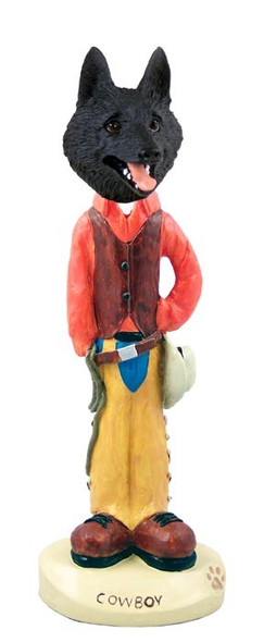 Schipperke Hunter Doogie Collectible Dog Figurine