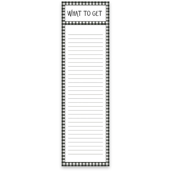 What To Get - Magnetic Paper List Notepad (60 Pages) from Primitives by Kathy