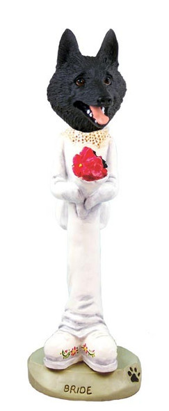 Schipperke Bride Doogie Collectible Dog Figurine